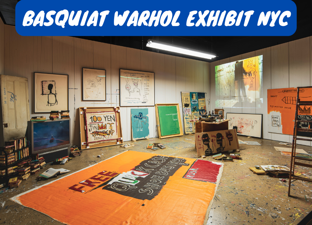 Basquiat Warhol Exhibit NYC photo