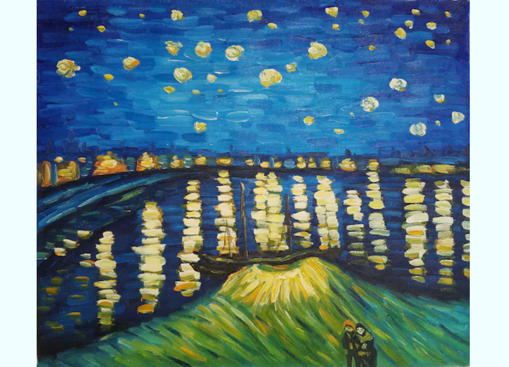 Decoding Van Gogh 'Starry Night Over the Rhone photo