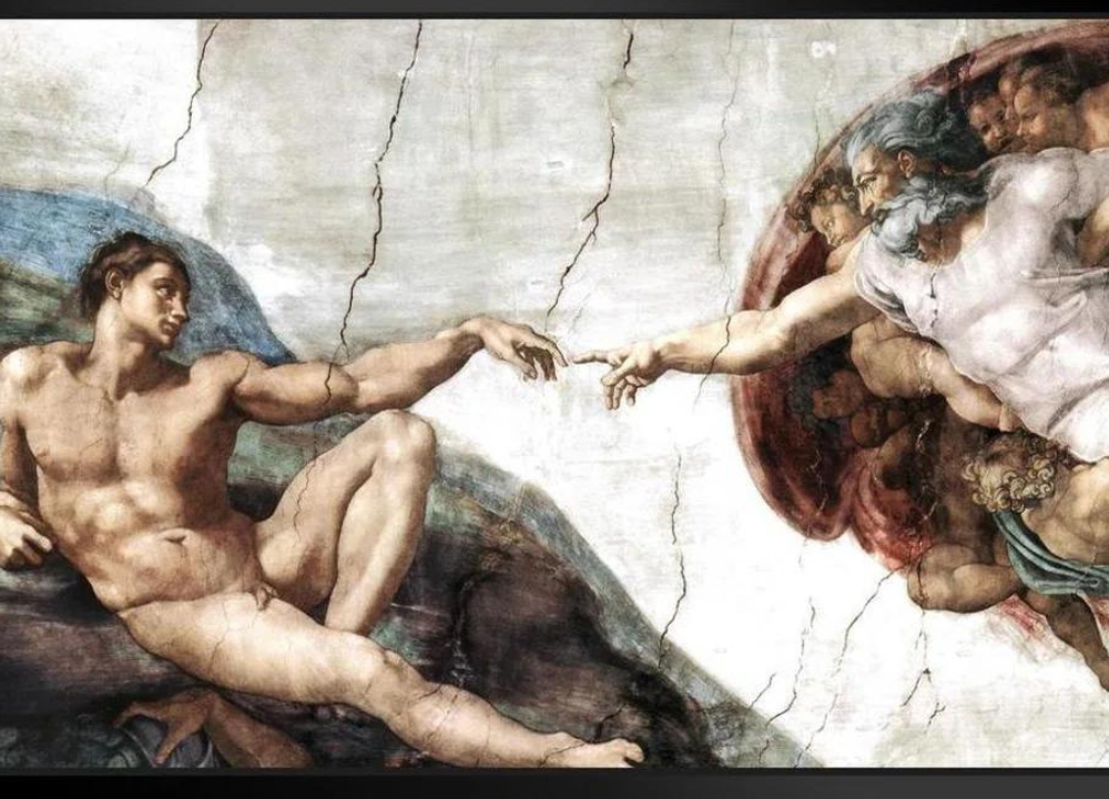 Review Paintings The Creation of Adam – Michelangelo