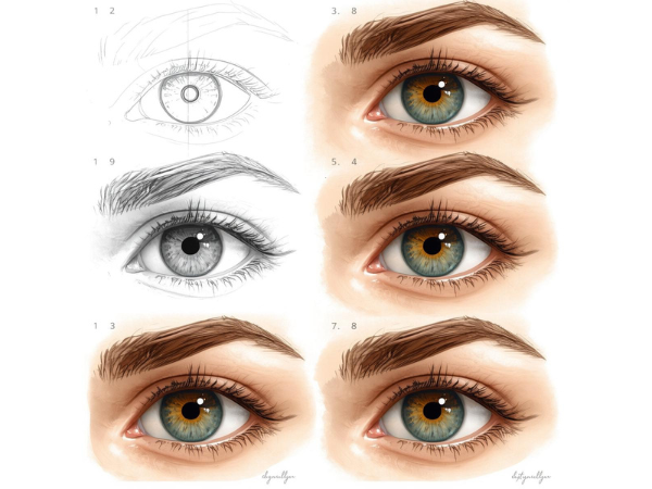 How to Draw Realistic Eyes 1