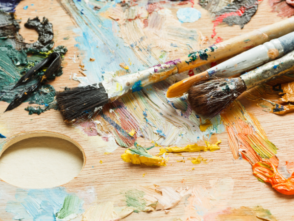 Famous Paintings with Only a Few Colors
